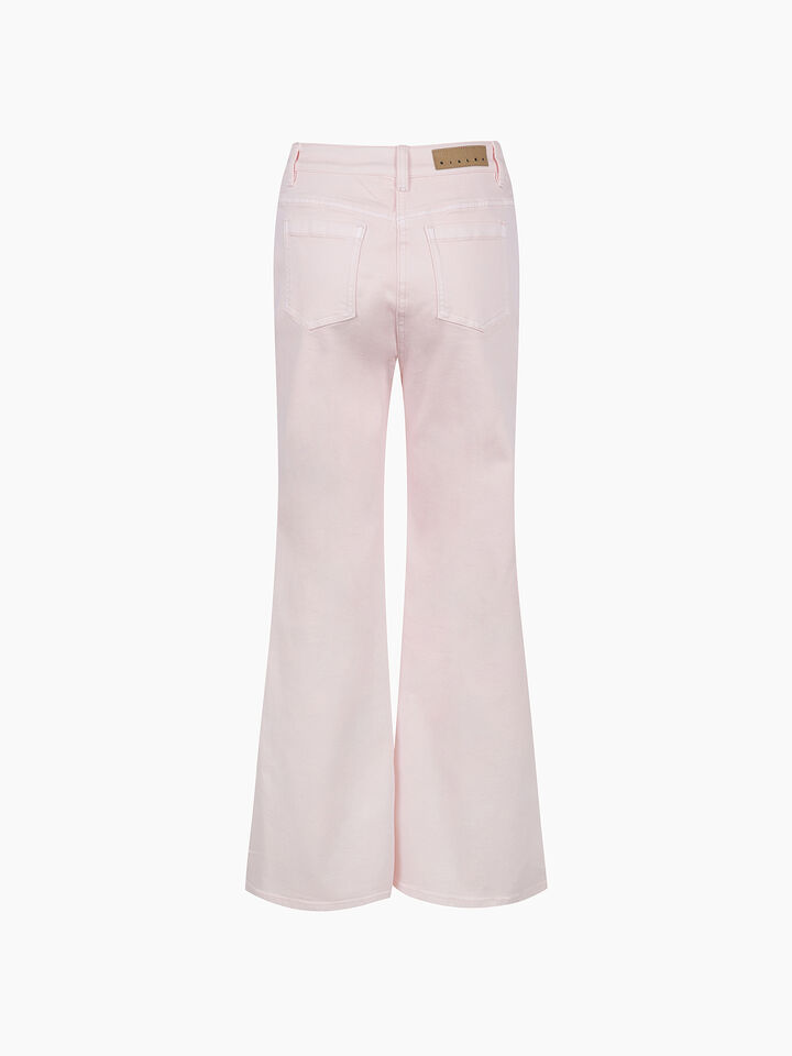 TROUSERS - sisley k jeans flare & bootcuts - Soft Pink | Sisley K image number 2